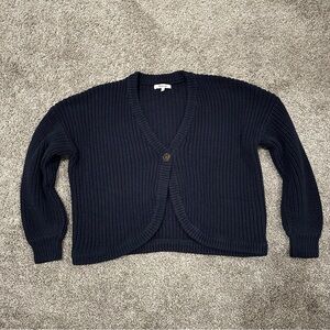 madewell shirttail cardigan sweater